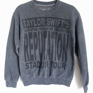 Taylor Swift Dark Gray Reputation Tour Sweater